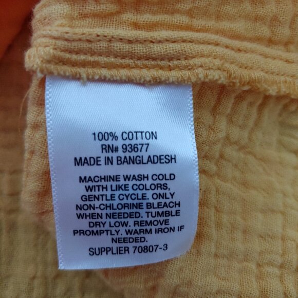 A.n.a. Cropped Tank Tops Cotton Double Gauze and Cotton/Linen Blend Set of 2 - Picture 12 of 12